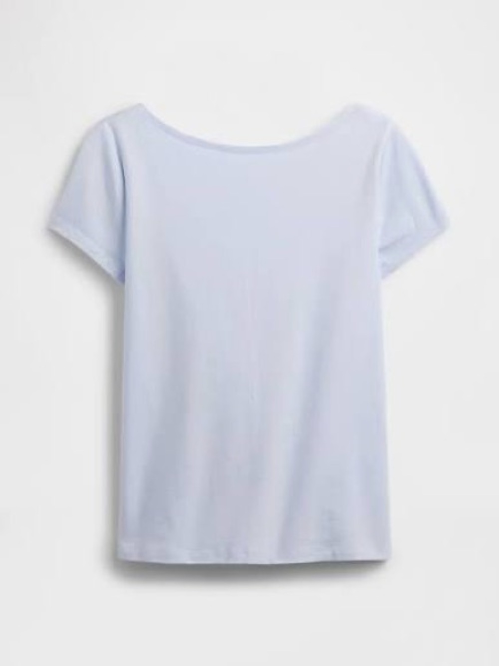 Gap  Factory Boatneck Open-Back T-Shirt Blue XXL